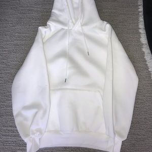 NEW WHITE SHEIN HOODIE